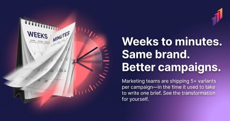 LinkedIn — Weeks to minutes. Same brand. Better campaigns.